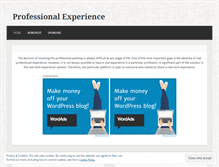 Tablet Screenshot of pro-experience.com